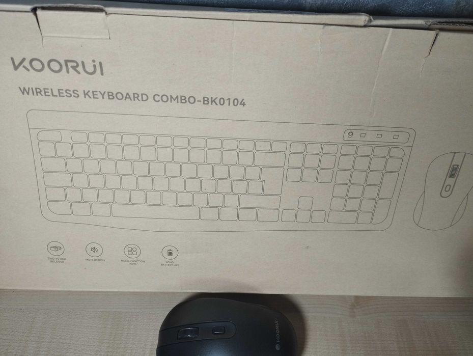 Klawiatura, mysz Koorui bezprzewodowa