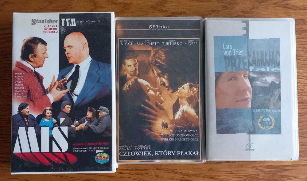 Przełamując fale, Człowiek, który płakał 2 VHS Lublin • OLX.pl