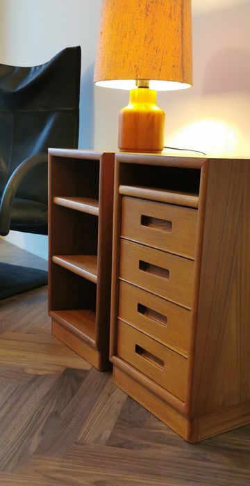 Szafki, komody tekowe, Dania, 60' Vintage