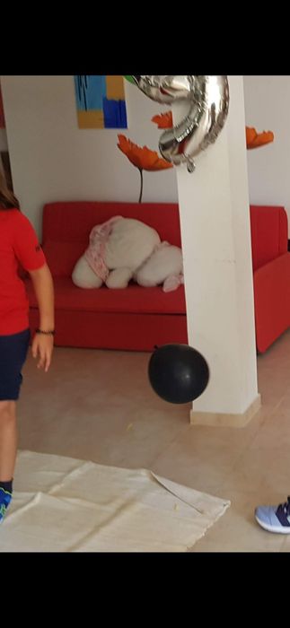 Sofá cama vermelho