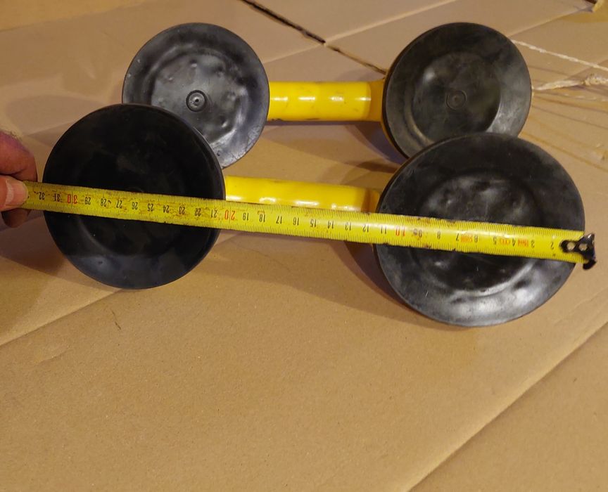 Podwójna przyssawka do szyb płytek gresu