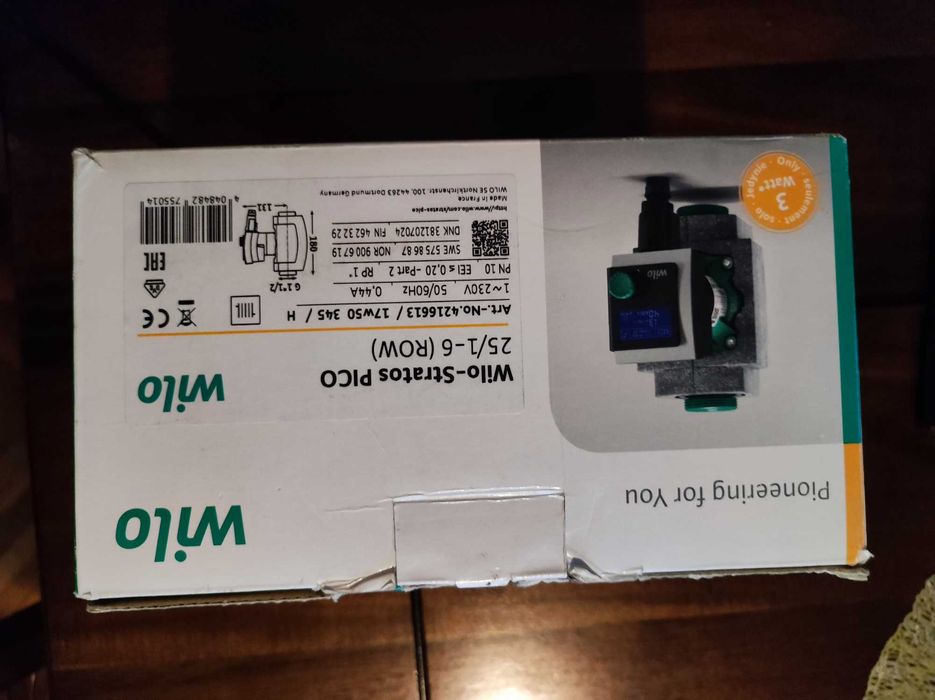 Sprzedam nową pompę Wilo-Stratos Pico 25/1-6 (ROW)