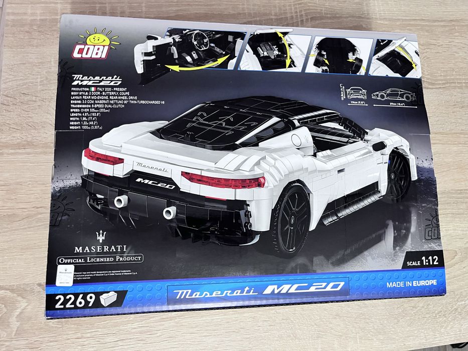 Klocki Cobi model Maserati MC20