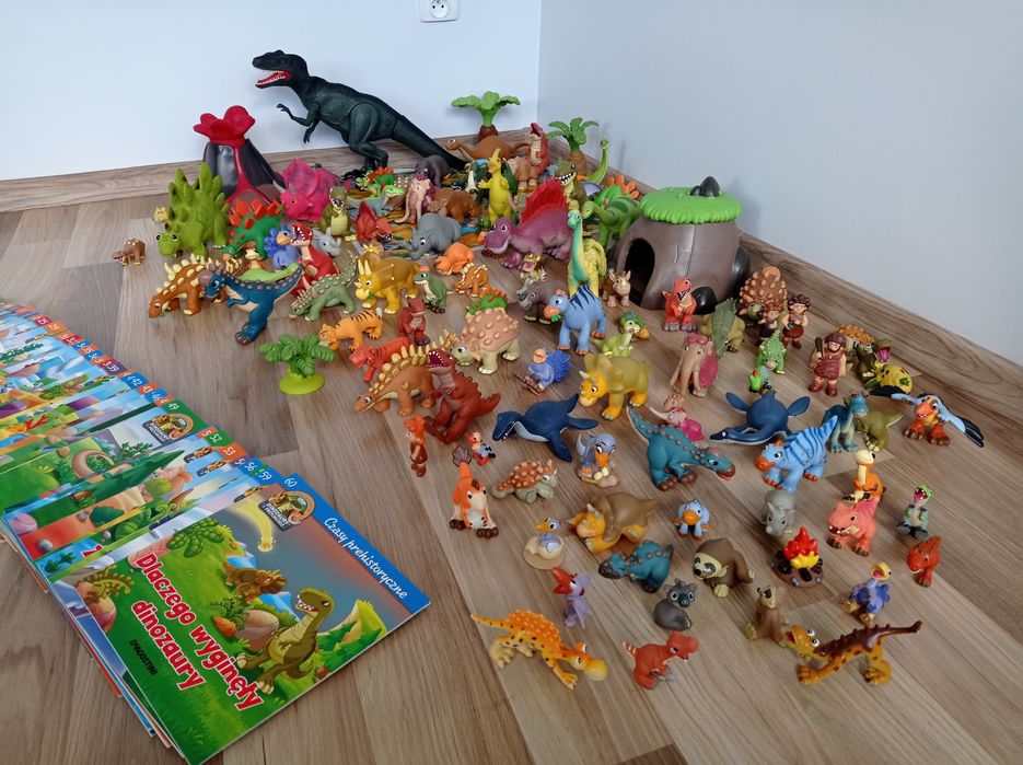 Dinozaury - kolekcja DeAgostini Mega Zestaw - ponad 100 szt.