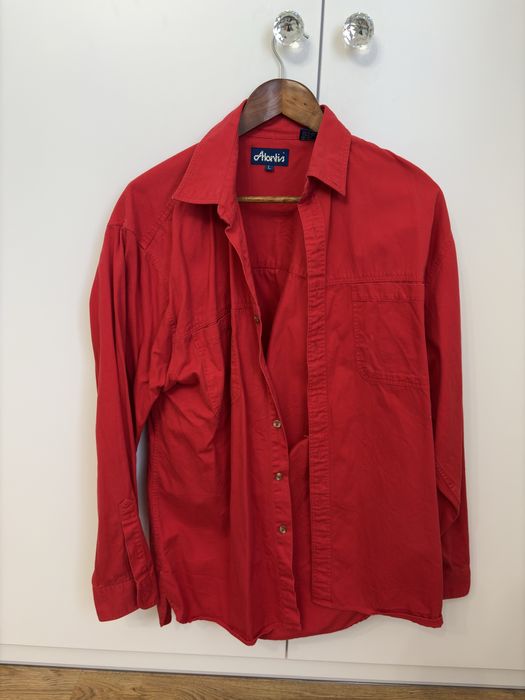 Czerwona koszula rozmiar L
