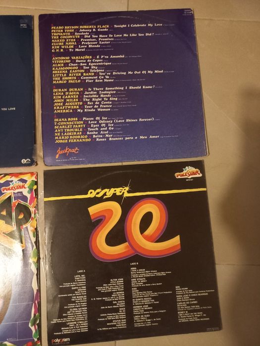 6x vinil de colectâneas embom estado