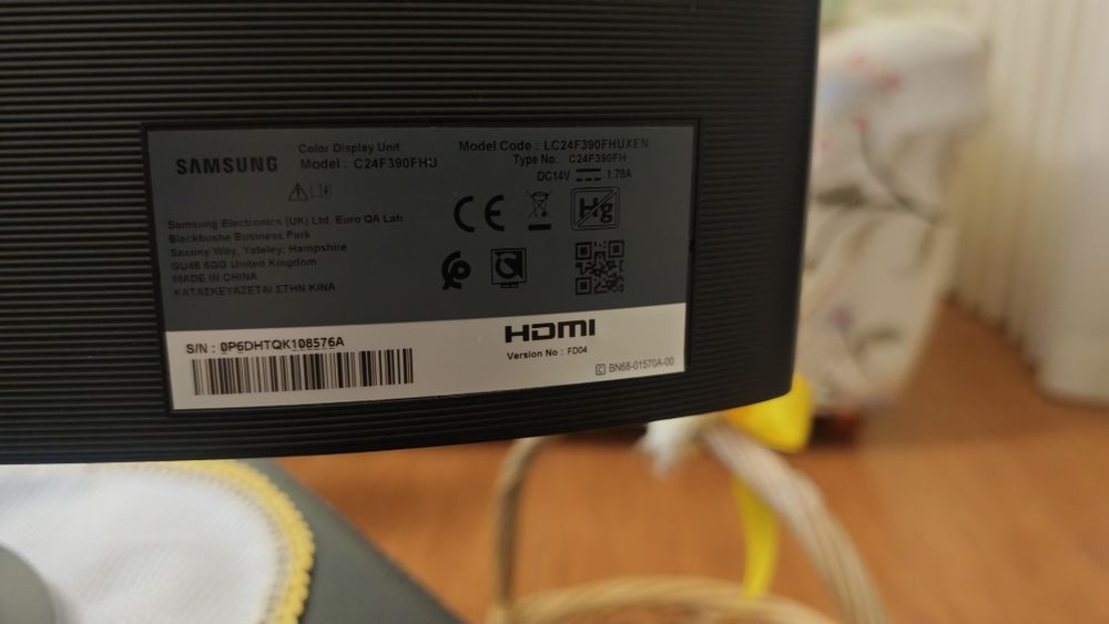 Monitor Samsung fHD 24 polegadas