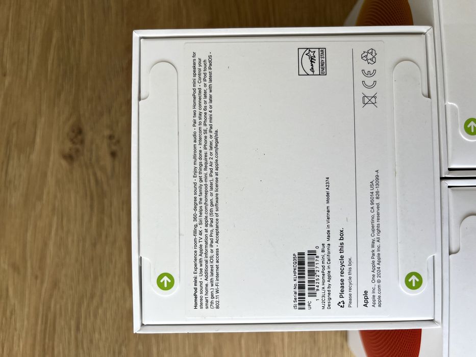 Нова колонка Apple HomePod mini White Midnight Orange Yellow Blue