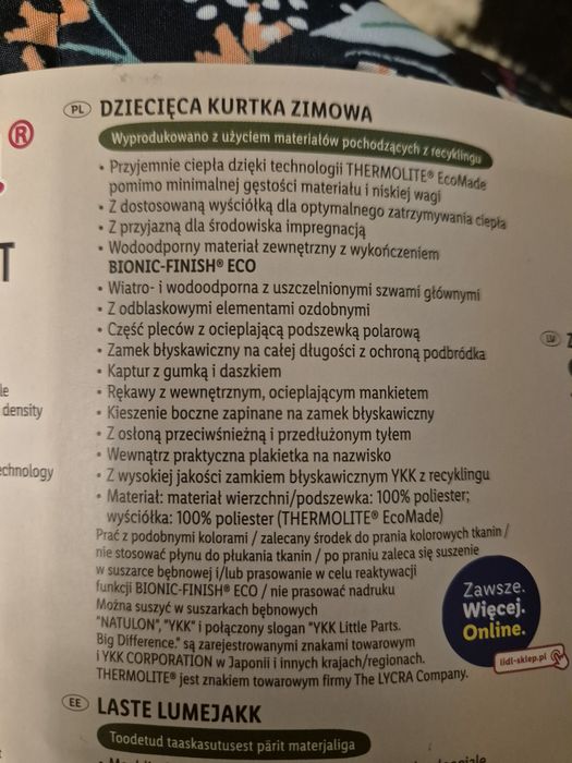 Kurtka wodoodporna narciarska dziewczęca 98-104