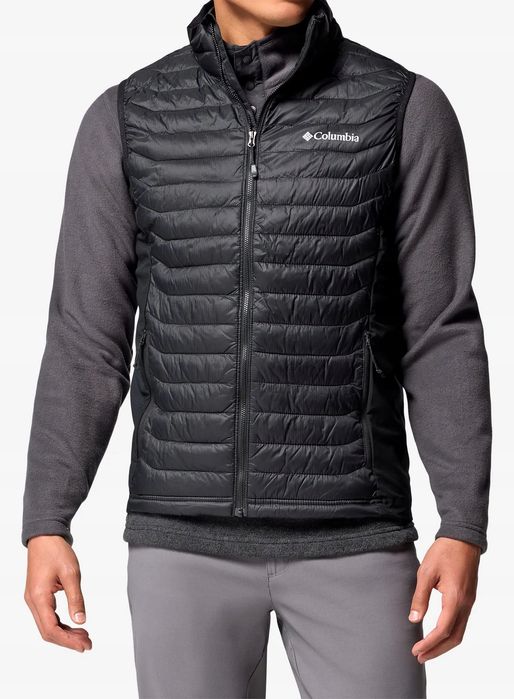 outlet columbia bezrękawnik powder pass 2126111010 r l czarny