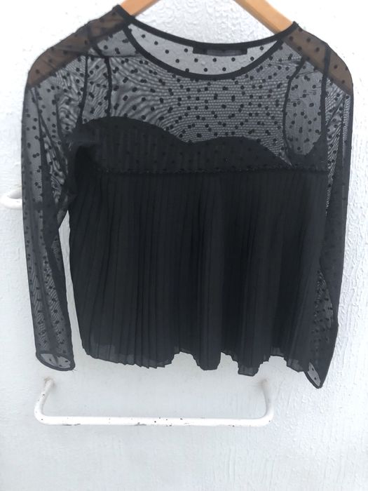 Blusa preta de senhora