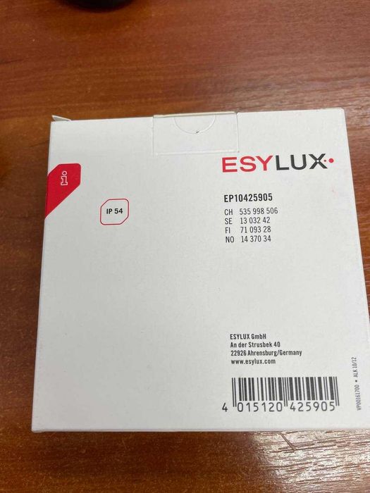 Дачик руху на 360°, для скритого монтажу Esylux PD-C360i/24 (комплект)