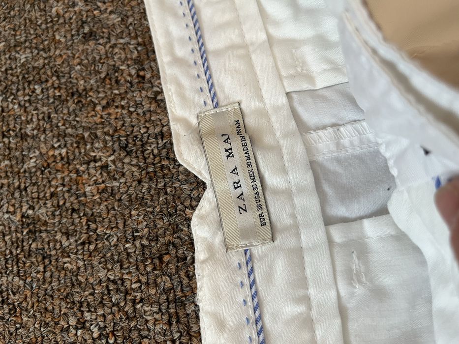 Білі шорти Zara чоловічі
