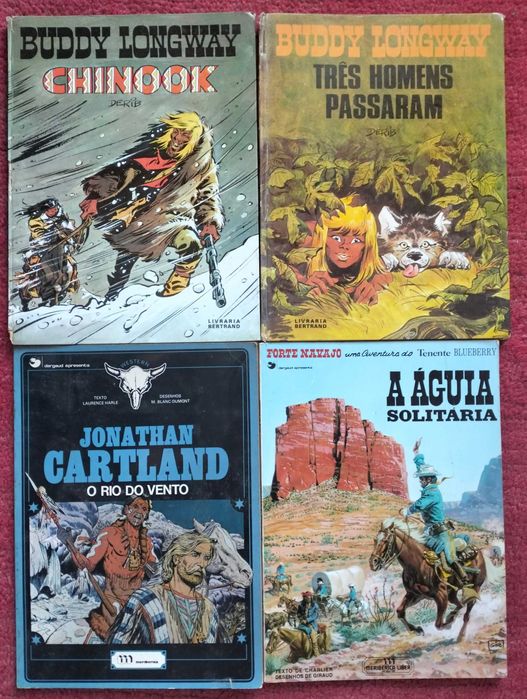 BD Cartland, Blueberry, Buddy Longway, Tomahawk Tom, Máscara Negra etc