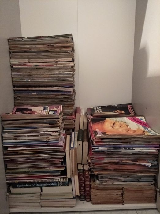 Revistas antigas com a sua data de nascimento