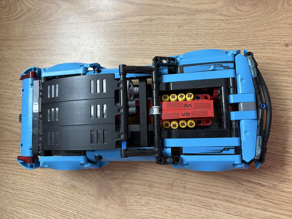 Duża laweta lego technic + 3 samochody lego technic