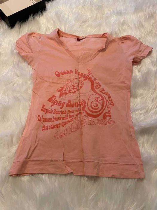 tshirt hm tamanho 12 salmao