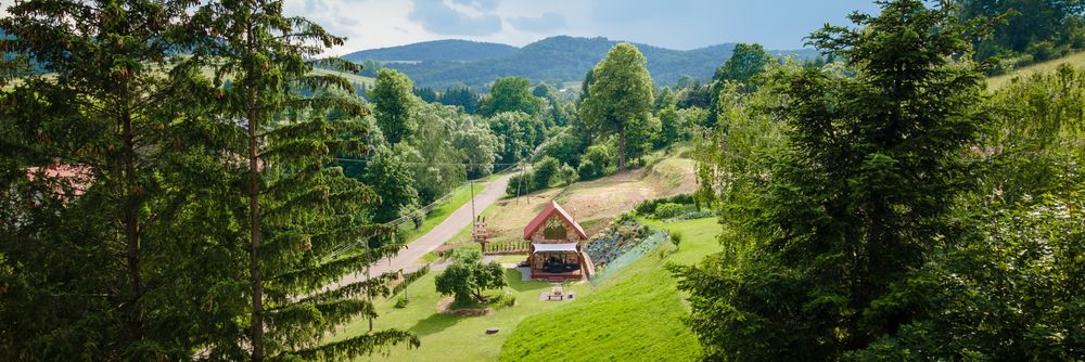 .Kamienny Zakątek w Bieszczadach.