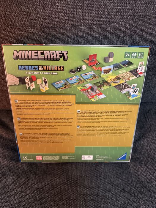 Gra planszowa Minecraft uratuj wioskę