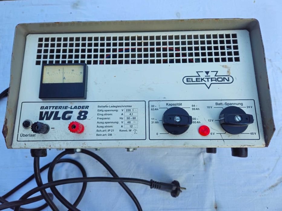 Ładowarka - WLG 8 prostownik 6-48V -używany - sprawny