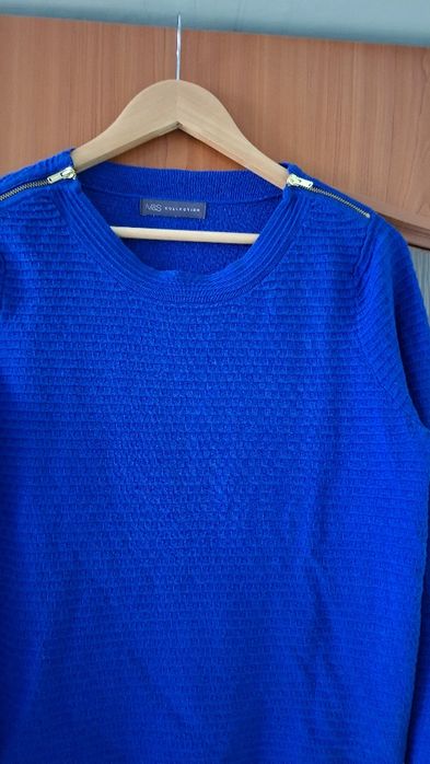 Chabrowy sweterek  L