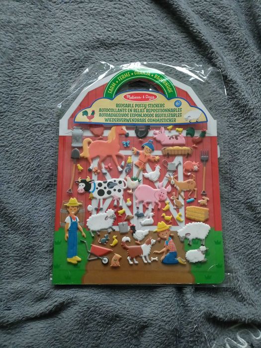 Naklejki wielorazowe wypukłe Farma Melissa & Doug WWA