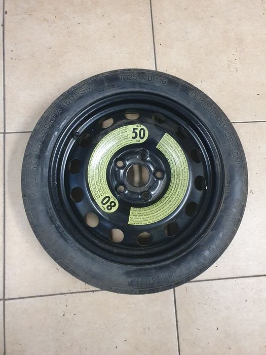 Koło zapasowe 16 dojazdówka oryginał VW 5x112 Audi Skoda Seat