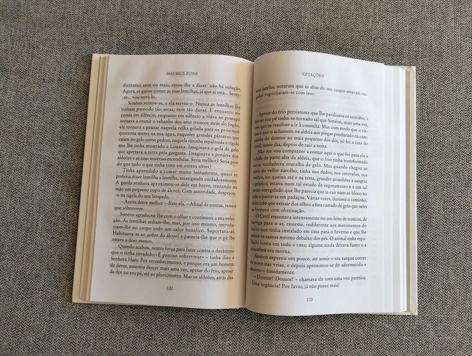 Livro "Estações" de Maurice Pons
