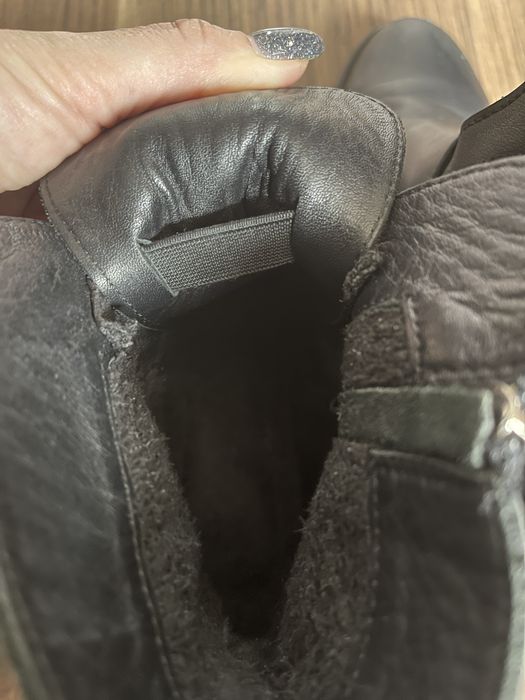 Ботінки жіночі, шкіряні