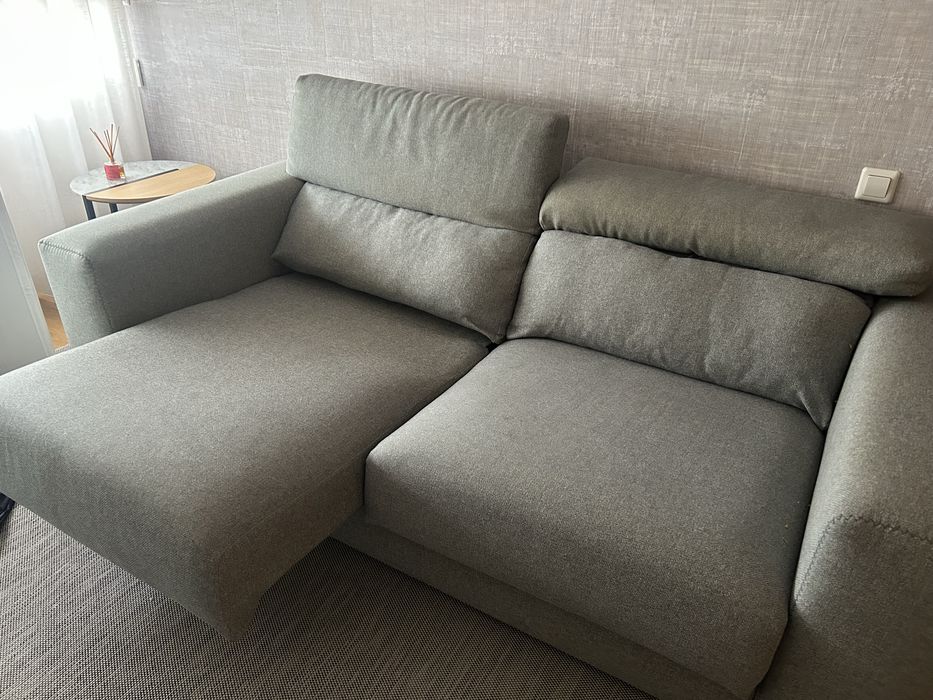 Sofá extensivel cinza