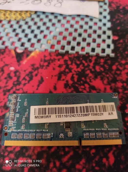Продам Оперативную память ОЗУ 1GB Ramaxel SODIMM DDR3 1333MHz-10600s