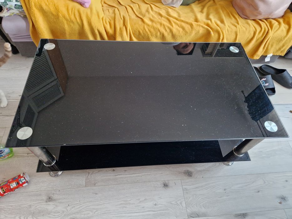 Szklana ława 110x60x45cm