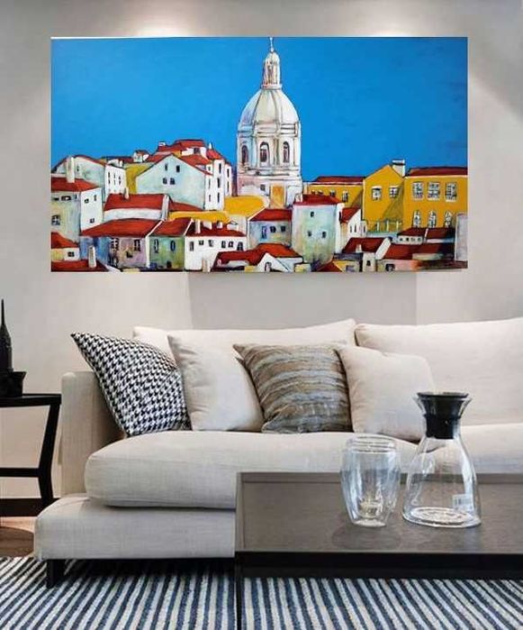 Várias pinturas  em Tela de vários tamanhos, para venda.