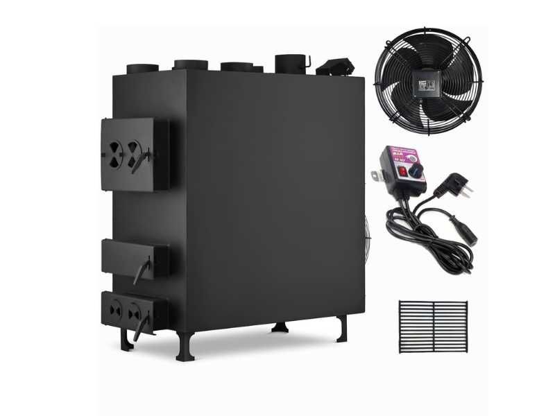 Piec nadmuchowy PN5 z nadmuchem dmuchawa HIGHER o mocy 50 kW