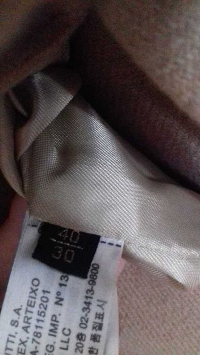Massimo Dutti sobretudo 100% lã beige 40