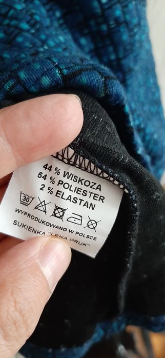 Niebieska sukienka, rozmiar M.