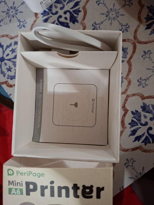 Peripage mini impressora térmica
