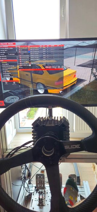 Zestaw simracing fanatec cls dd 8Nm simjack alu rig gotowy do zabawy