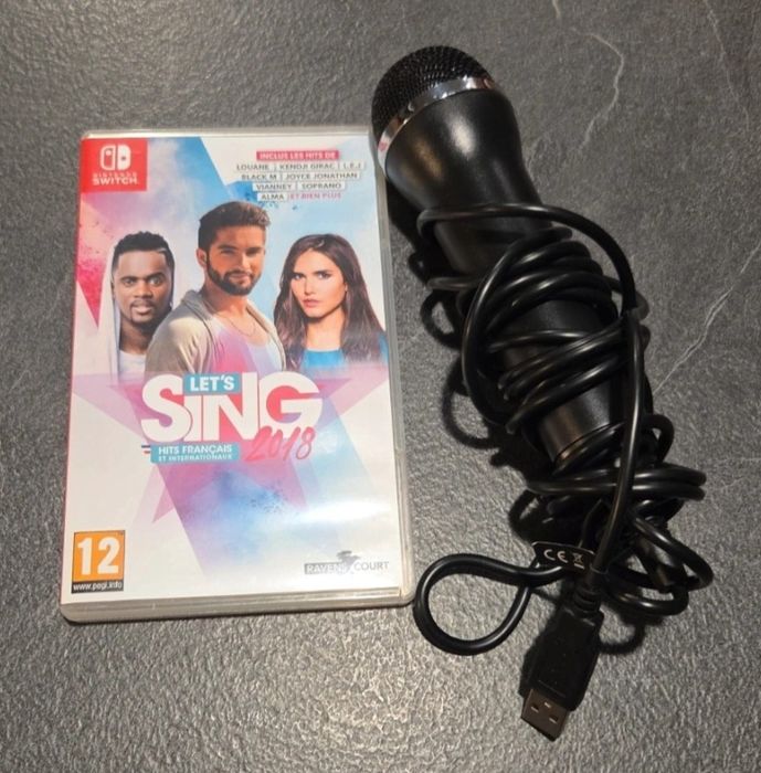 Let's Sing 2018 + Microfone Nintendo Switch
