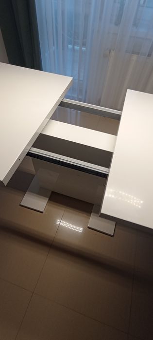 Stół biały rozkładany 80/120