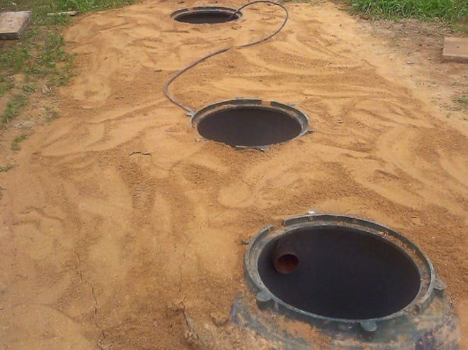 Септик під ключ монтаж копка вигрібна яма D200-(6,8,12,29)м3