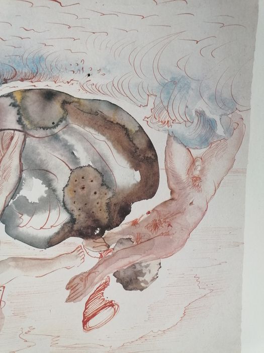 Salvador Dali - syreny i marynarze - sirens and sailors - litografia