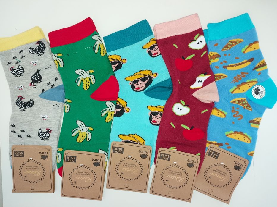 Skarpetki damskie 5 sztuk