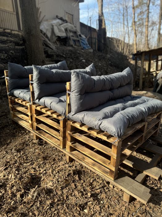 Садові меблі,кутовий диван,меблі з піддонів,меблі на терасу,кашпо