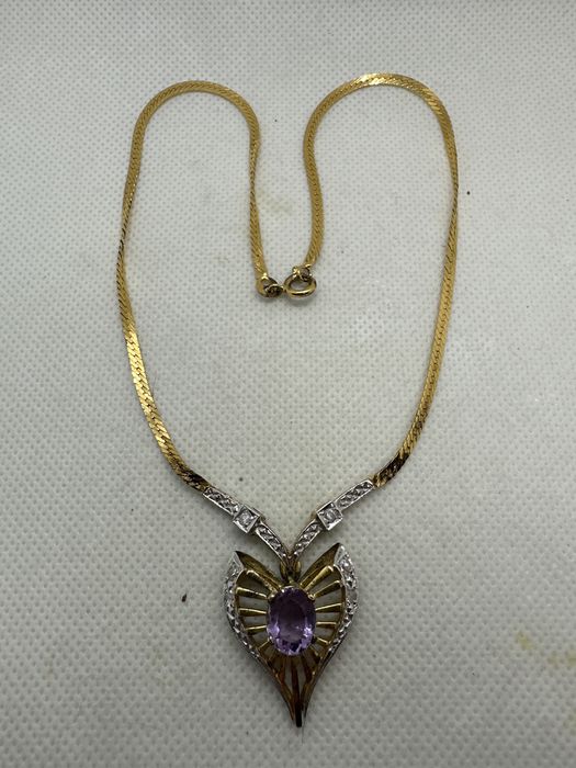 Колье серебро 835 Кольє позолота