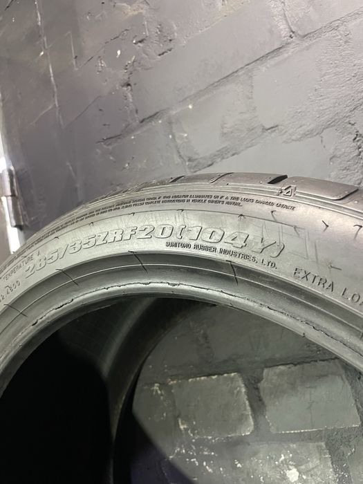 4шт Run Flat різноширокі від Nissan GT-R 255/40 + 285/35 R20 Dunlop GT600 DSST
