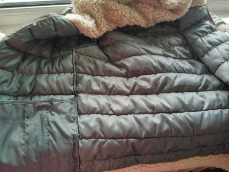 Мужская куртка с капюшоном стеганый авиатор бомбер пуховик от Crosby