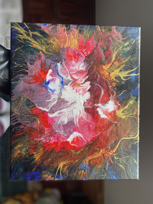 Quadro em acrílico (pintado à mão)