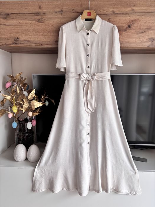 Reserved sukienka roz. M lniana