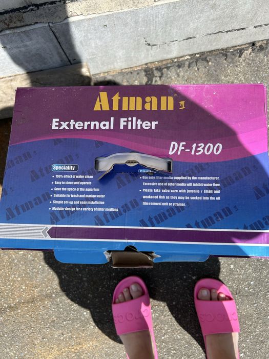 Зовнішній фільтр для акваріума Atman DF-1300